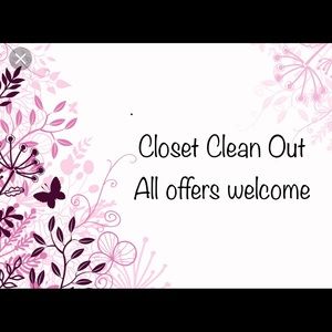 Closet CleanOut Sale! All offers welcome!